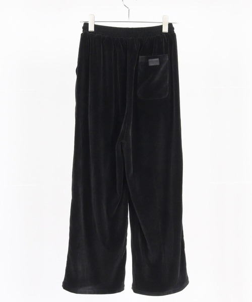 GLIMCLAP(グリムクラップ)の「mp13873-Velour fabric wide-leg trousers ベロアパンツ(その他パンツ・メンズ・チャコール/ブラック・S/M/L)」の22枚目の写真