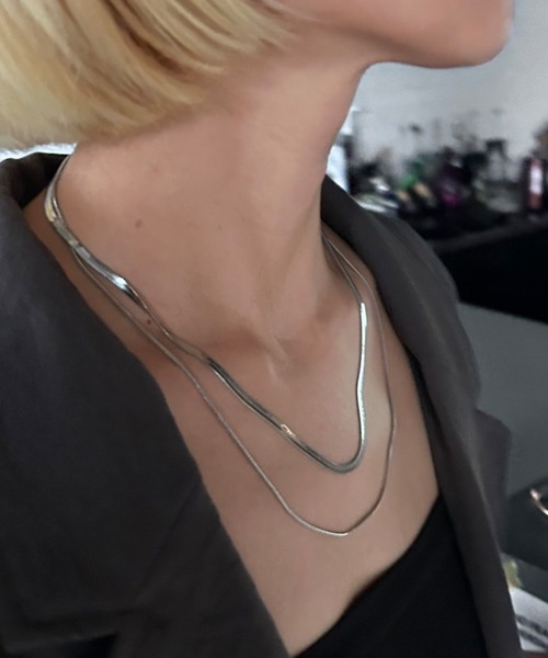 おつとめ品-2　レイヤード・ネックレス/2点セット 2連ネックレス（7052295004） | 7-IDconcept.(Women