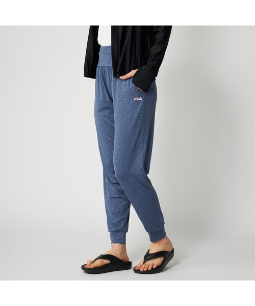 FILA(フィラ)の「FILA フィラ 水陸両用 UVカット UPF50+ ウエスト ゴム ワンマイル ロングパンツ ストレッチ イージーパンツ(その他パンツ・レディース・ブラック/杢グレー/ネイビー/ブルー・M/L/LL/S)」の19枚目の写真
