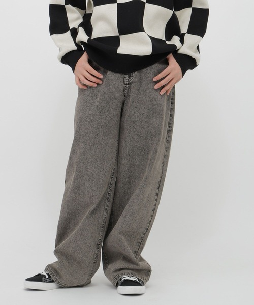 ワイドストレートデニム/AND YUA ANY/571656（デニムパンツ）｜GLOBAL
