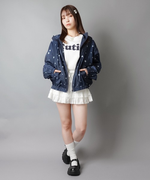 SPINNS(スピンズ)の「フリルミニスカート/カットレース/インナーパンツ付き(スカート・レディース・ホワイト・ONESIZE)」の21枚目の写真
