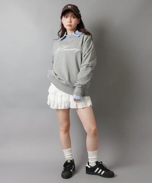 SPINNS(スピンズ)の「フリルミニスカート/カットレース/インナーパンツ付き(スカート・レディース・ホワイト・ONESIZE)」の15枚目の写真