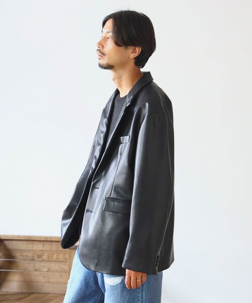 ジャケット・アウター BEAMS ambiance / Fake Leather Blouson ambiance / Fake Leather Blouson｜ビーミングライフストアバイ