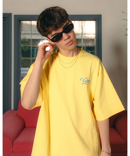 KEBOZ（ケボズ）の「ICON S/S TEE（Tシャツ/カットソー・メンズ・ホワイト/ミント/ブラック/グレー/ブルー/イエロー・S/M/L/XL/2XL）」の7枚目の写真