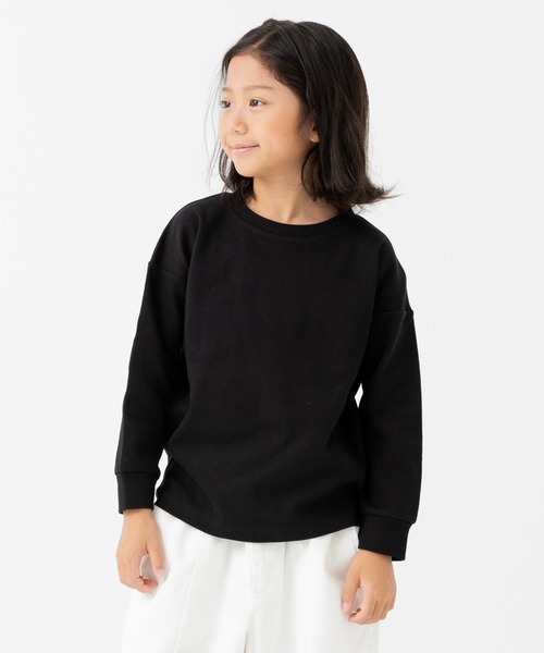 chil2(チルツー)の「ハイパーストレッチ 長袖Tシャツ(Tシャツ/カットソー・キッズ・ベージュ/ミント/ネイビー/ブラック/アイボリー/チャコールグレー・80cm/90cm/100cm/110cm/120cm/130cm/140cm/150cm)」の14枚目の写真