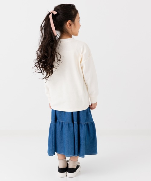 chil2(チルツー)の「ハイパーストレッチ 長袖Tシャツ(Tシャツ/カットソー・キッズ・ベージュ/ミント/ネイビー/ブラック/アイボリー/チャコールグレー・80cm/90cm/100cm/110cm/120cm/130cm/140cm/150cm)」の22枚目の写真