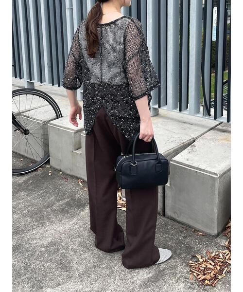 ehka sopo（エヘカソポ）の「メッシュプルオーバー（その他トップス・レディース・オフホワイト/ブルー/ブラック/ピンク/ベージュ・F）」の21枚目の写真