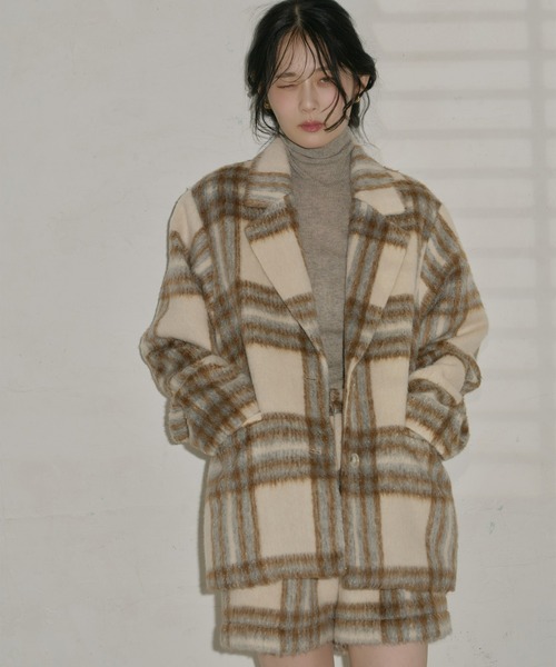 Olu. オルドット シャギーテーラードジャケット セットアップ販売 シャギーテーラードジャケット[セットアップ可能]（テーラード