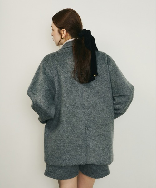 セール】シャギーテーラードジャケット[セットアップ可能]（テーラード