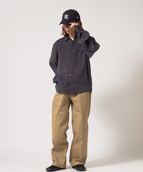 セール】Dickies/ディッキーズ LOOSE FIT ダブルニー センタープレス