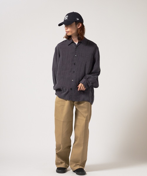Dickies(ディッキーズ)の「Dickies / LOOSE FIT ダブルニー センタープレス ワークパンツ / 14788800,85283 秋服 冬服(チノパンツ・メンズ・ブラック/ベージュ/チャコール/オリーブ/ダークネイビー/ダークブラウン・34inch/32inch/30inch/28inch)」の22枚目の写真