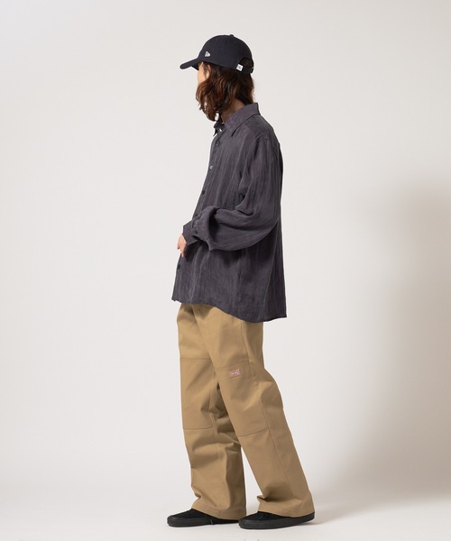 Dickies(ディッキーズ)の「Dickies / LOOSE FIT ダブルニー センタープレス ワークパンツ / 14788800,85283 秋服 冬服(チノパンツ・メンズ・ブラック/ベージュ/チャコール/オリーブ/ダークネイビー/ダークブラウン・34inch/32inch/30inch/28inch)」の11枚目の写真