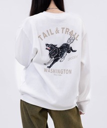 GERRY | 【ag】〔GERRY/ジェリー〕バリエーションプリント ライトウォーム裏起毛 クルーネックスウェット(スウェット)