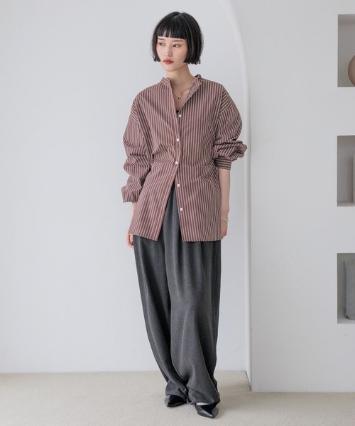 LOWRYS FARM（ローリーズファーム）の「マルチストライプシャツ 571405 