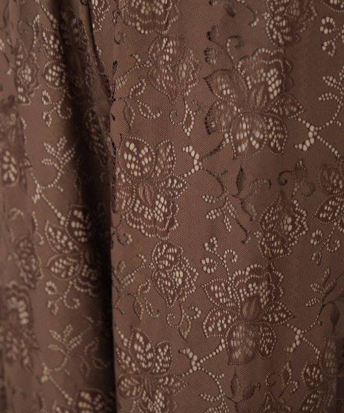 Bab（バブ）の「【S・Mサイズ展開】フラワーレースリラックスパンツ（その他パンツ・レディース・ブラウン/ブラック・S/M）」の13枚目の写真