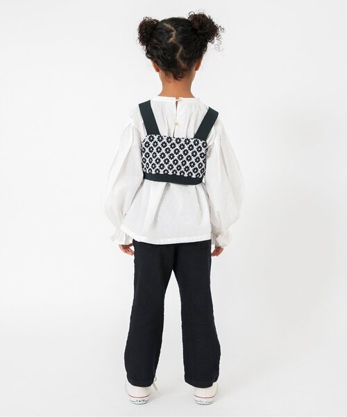 BREEZE（ブリーズ）の「【リンク/ジュニア対応】ジャガードビスチェ2PロンT（シャツ/ブラウス・キッズ・サックスブルー/ブラック/レッド・110/100/90/80/140/130/120）」の17枚目の写真