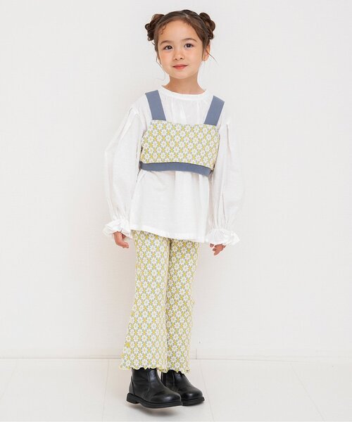 BREEZE（ブリーズ）の「【リンク/ジュニア対応】ジャガードビスチェ2PロンT（シャツ/ブラウス・キッズ・サックスブルー/ブラック/レッド・110/100/90/80/140/130/120）」の18枚目の写真