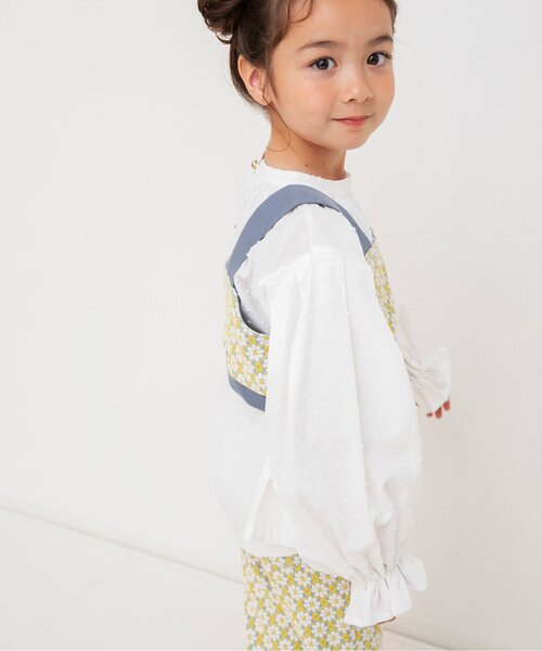 BREEZE（ブリーズ）の「【リンク/ジュニア対応】ジャガードビスチェ2PロンT（シャツ/ブラウス・キッズ・サックスブルー/ブラック/レッド・110/100/90/80/140/130/120）」の20枚目の写真