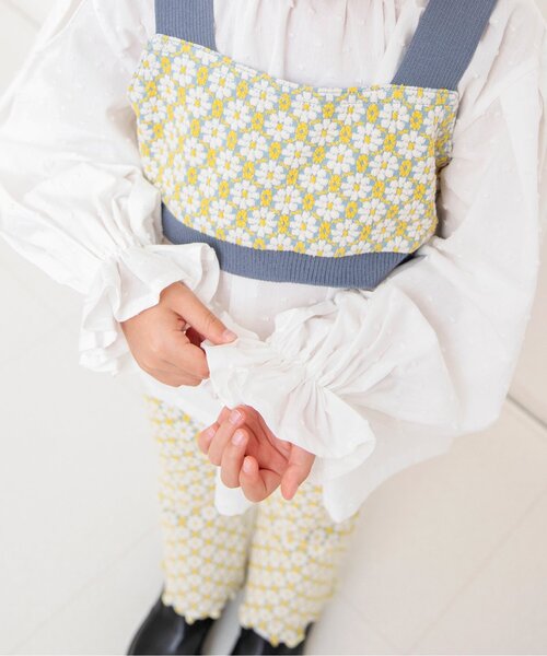 BREEZE（ブリーズ）の「【リンク/ジュニア対応】ジャガードビスチェ2PロンT（シャツ/ブラウス・キッズ・サックスブルー/ブラック/レッド・110/100/90/80/140/130/120）」の21枚目の写真