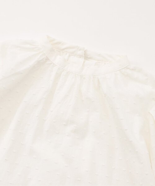 BREEZE（ブリーズ）の「【リンク/ジュニア対応】ジャガードビスチェ2PロンT（シャツ/ブラウス・キッズ・サックスブルー/ブラック/レッド・110/100/90/80/140/130/120）」の4枚目の写真