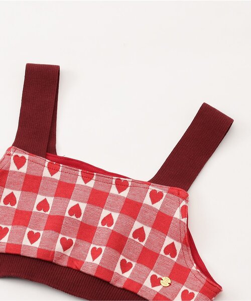 BREEZE（ブリーズ）の「【リンク/ジュニア対応】ジャガードビスチェ2PロンT（シャツ/ブラウス・キッズ・サックスブルー/ブラック/レッド・110/100/90/80/140/130/120）」の13枚目の写真