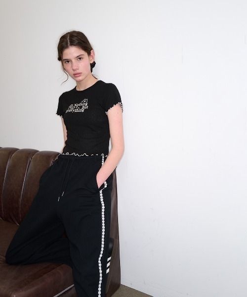 GENERAL IDEA(ジェネラルアイデア)の「GENERAL IDEA/ジェネラルアイディア eyelet lettering half t shirts Tシャツ(Tシャツ/カットソー・レディース・ブラック/ホワイト/ピンク・M/S/L)」の21枚目の写真