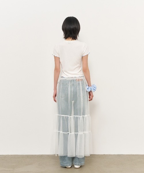 GENERAL IDEA(ジェネラルアイデア)の「GENERAL IDEA/ジェネラルアイディア eyelet lettering half t shirts Tシャツ(Tシャツ/カットソー・レディース・ブラック/ホワイト/ピンク・M/S/L)」の15枚目の写真