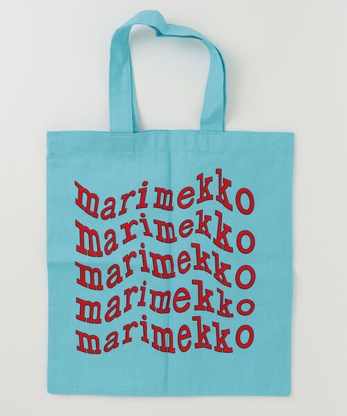 marimekko(マリメッコ)の「【kioski】Vankka Logo / fabric bag(トートバッグ・レディース・ブルーパープル・FREE)」の3枚目の写真