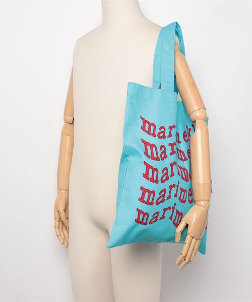 Marimekko Kioski マリメッコ　トートバッグ　キャンバス　青 marimekko トートバッグ 「kioski」Vankka Unikko / tote bag