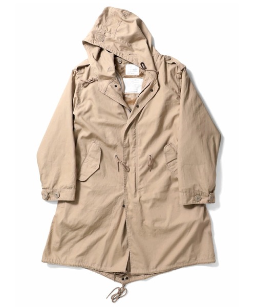 HOUSTON（ヒューストン）の「【カラー・サイズ追加】【6サイズ展開】HOUSTON ヒューストン M-51 PARKA モッズコート 3WAY コート＆キルティングライナー2点セット（モッズコート・メンズ・ブラック/オリーブ/ベージュ・XXXS/XXS/XS/S/M/L）」の2枚目の写真