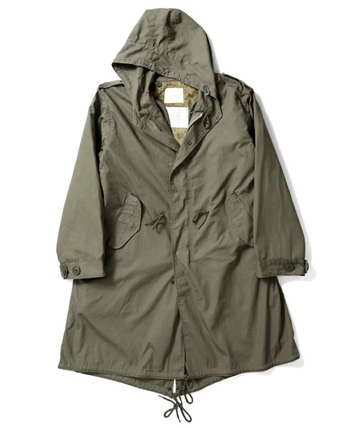 HOUSTON（ヒューストン）の「【カラー・サイズ追加】【6サイズ展開】HOUSTON ヒューストン M-51 PARKA モッズコート 3WAY コート＆キルティングライナー2点セット（モッズコート・メンズ・ブラック/オリーブ/ベージュ・XXXS/XXS/XS/S/M/L）」の6枚目の写真