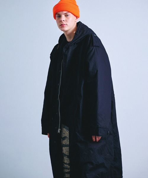 HOUSTON（ヒューストン）の「【カラー・サイズ追加】【6サイズ展開】HOUSTON ヒューストン M-51 PARKA モッズコート 3WAY コート＆キルティングライナー2点セット（モッズコート・メンズ・ブラック/オリーブ/ベージュ・XXXS/XXS/XS/S/M/L）」の10枚目の写真