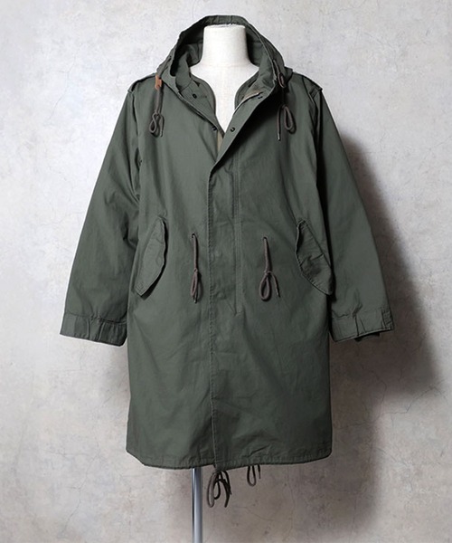 HOUSTON（ヒューストン）の「【サイズ追加】【7サイズ展開】HOUSTON ヒューストン M-51 PARKA モッズコート 3WAY コート＆キルティングライナー2点セット（モッズコート・メンズ・ブラック/オリーブ/ベージュ・XXXS/XXS/XS/S/M/L/4XS）」の22枚目の写真