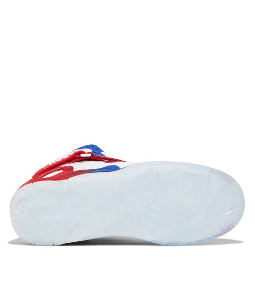 EWING（ユーイング）の「EWING/ユーイング メンズ スニーカー バッシュ ハイカット ストリート ROUGE ﾛｰｼﾞｰ復刻 パトリックユーイング PEWF-003（スニーカー・メンズ・ホワイト×レッド/ブラック・28.0cm/27.0cm/26.0cm）」の10枚目の写真