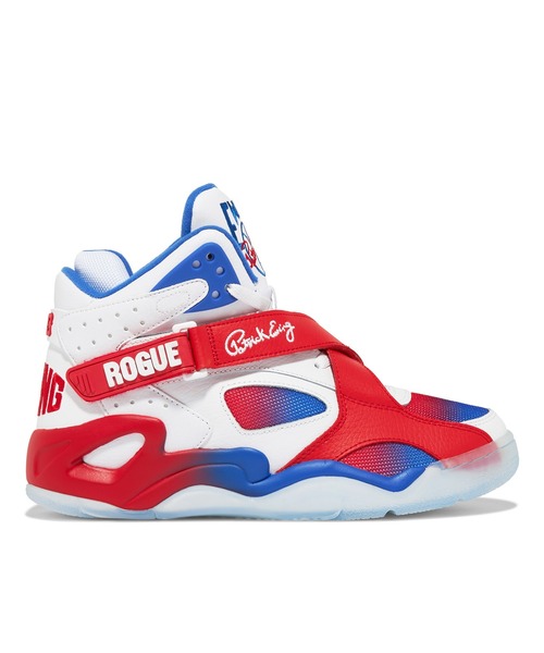 EWING（ユーイング）の「EWING/ユーイング メンズ スニーカー バッシュ ハイカット ストリート ROUGE ﾛｰｼﾞｰ復刻 パトリックユーイング PEWF-003（スニーカー・メンズ・ホワイト×レッド/ブラック・28.0cm/27.0cm/26.0cm）」の8枚目の写真