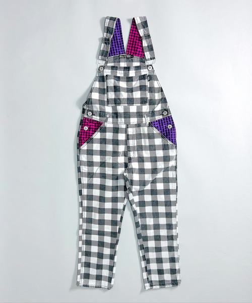 BEATJIVE（ビートジャイブ）の「オーバーオール サロペット チェック 尻尾 レディース（サロペット/オーバーオール・レディース・ホワイト系その他/ブラック系その他・SMALL）」の10枚目の写真