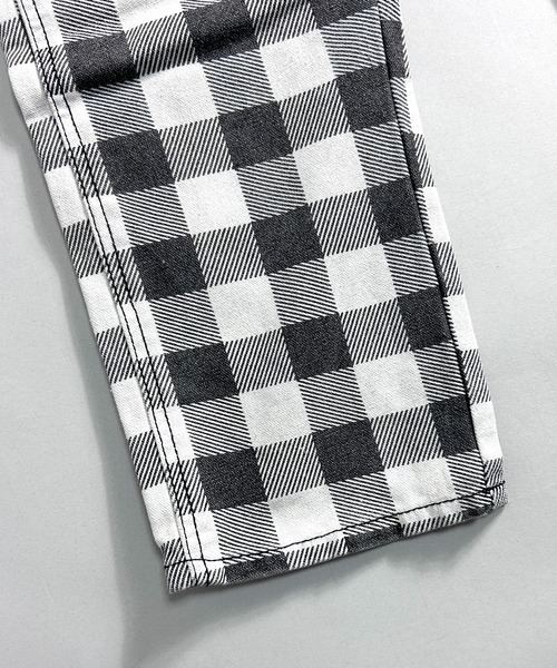 BEATJIVE（ビートジャイブ）の「オーバーオール サロペット チェック 尻尾 レディース（サロペット/オーバーオール・レディース・ホワイト系その他/ブラック系その他・SMALL）」の14枚目の写真