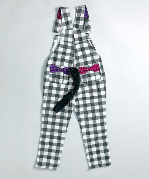 BEATJIVE（ビートジャイブ）の「オーバーオール サロペット チェック 尻尾 レディース（サロペット/オーバーオール・レディース・ホワイト系その他/ブラック系その他・SMALL）」の15枚目の写真