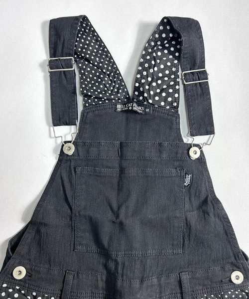 BEATJIVE（ビートジャイブ）の「オーバーオール サロペット チェック 尻尾 レディース（サロペット/オーバーオール・レディース・ホワイト系その他/ブラック系その他・SMALL）」の20枚目の写真