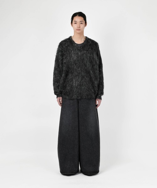 LAD MUSICIAN(ラッドミュージシャン)の「14oz DENIM ROUND PANTS(デニムパンツ・メンズ・グレー・44/42/46)」の7枚目の写真