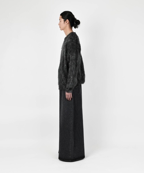 LAD MUSICIAN(ラッドミュージシャン)の「14oz DENIM ROUND PANTS(デニムパンツ・メンズ・グレー・44/42/46)」の8枚目の写真