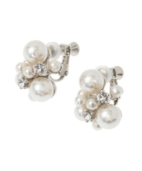 YECCA VECCA（イェッカヴェッカ）の「パールビジューイヤリング（イヤリング・レディース・シルバー/ゴールド・FREE）」の7枚目の写真