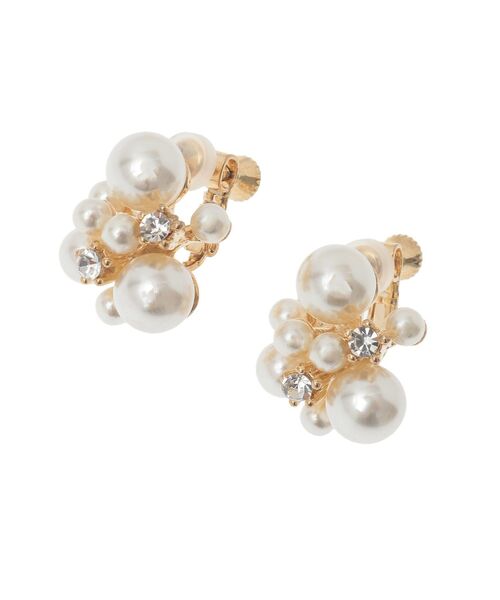 YECCA VECCA（イェッカヴェッカ）の「パールビジューイヤリング（イヤリング・レディース・シルバー/ゴールド・FREE）」の8枚目の写真