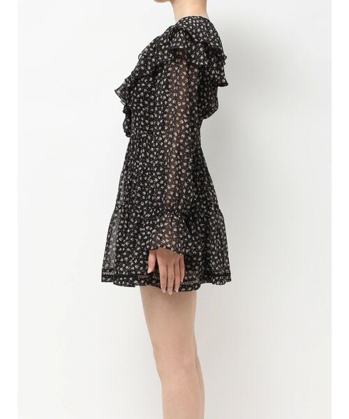 RESEXXY（リゼクシー）の「ラッフルミニティアードワンピース（ワンピース・レディース・ブラック/ホワイト/ベージュ・FREE）」の7枚目の写真