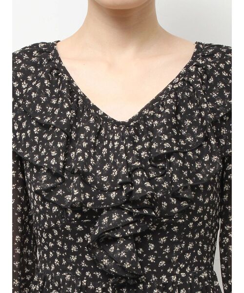 RESEXXY（リゼクシー）の「ラッフルミニティアードワンピース（ワンピース・レディース・ブラック/ホワイト/ベージュ・FREE）」の9枚目の写真