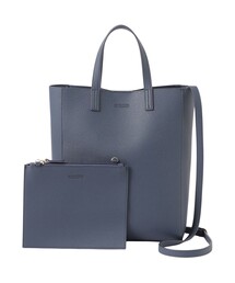 MACKINTOSH PHILOSOPHY ネイビー トートバッグ GREY LABEL シャープロゴトートバッグ(バッグ・ポーチ)｜MACKINTOSH