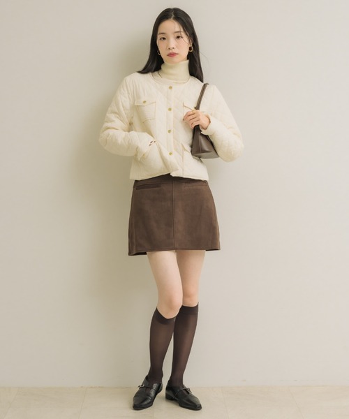 スエードミニスカート（スカート）｜NEUNA（ヌナ）のファッション通販
