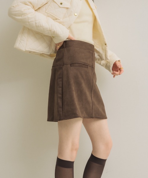 スエードミニスカート（スカート）｜NEUNA（ヌナ）のファッション通販