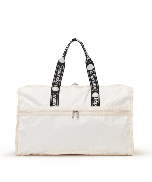 Lesportsac レスポートサック ボストン ホワイトバスケットウィーブ LeSportsac（レスポートサック）の「DELUXE LG WEEKENDER ロゴジャ