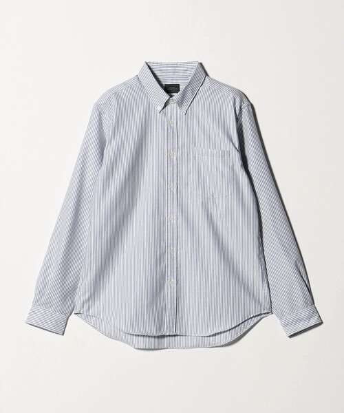 green label relaxing（グリーンレーベルリラクシング）の「W/R オックス ボタンダウン シャツ（シャツ/ブラウス・メンズ・ライトグレー/ホワイト/ネイビー/ライラック・L/S/M/XL）」の9枚目の写真